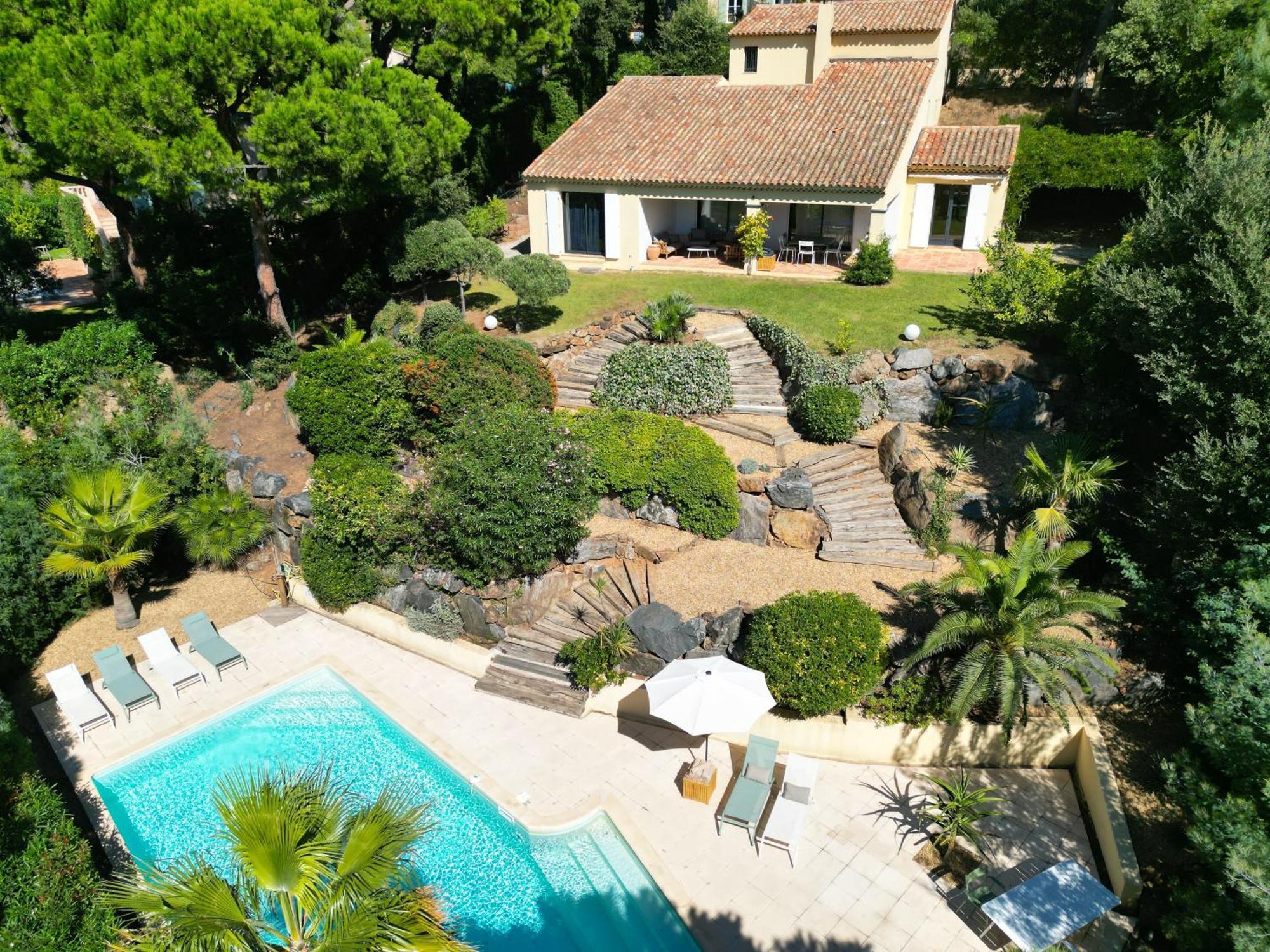Villa Boca A Gigaro - Avec Vue Et Piscine Chauffee La Croix-Valmer Exteriör bild