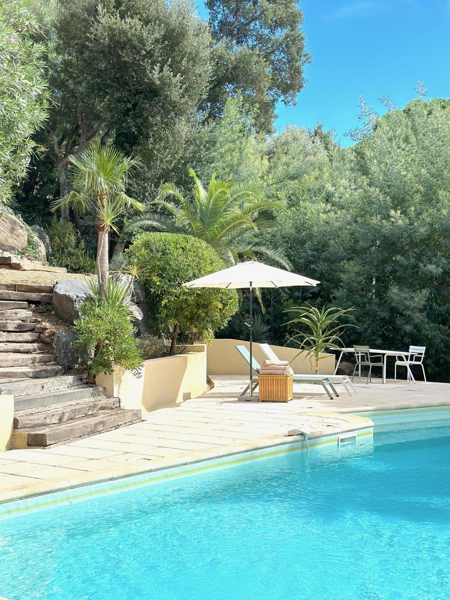 Villa Boca A Gigaro - Avec Vue Et Piscine Chauffee La Croix-Valmer Exteriör bild