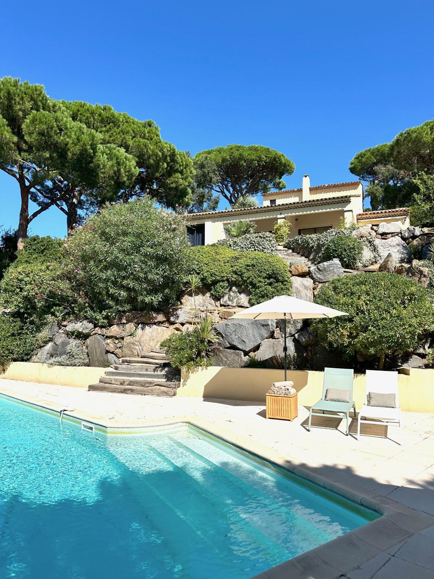 Villa Boca A Gigaro - Avec Vue Et Piscine Chauffee La Croix-Valmer Exteriör bild