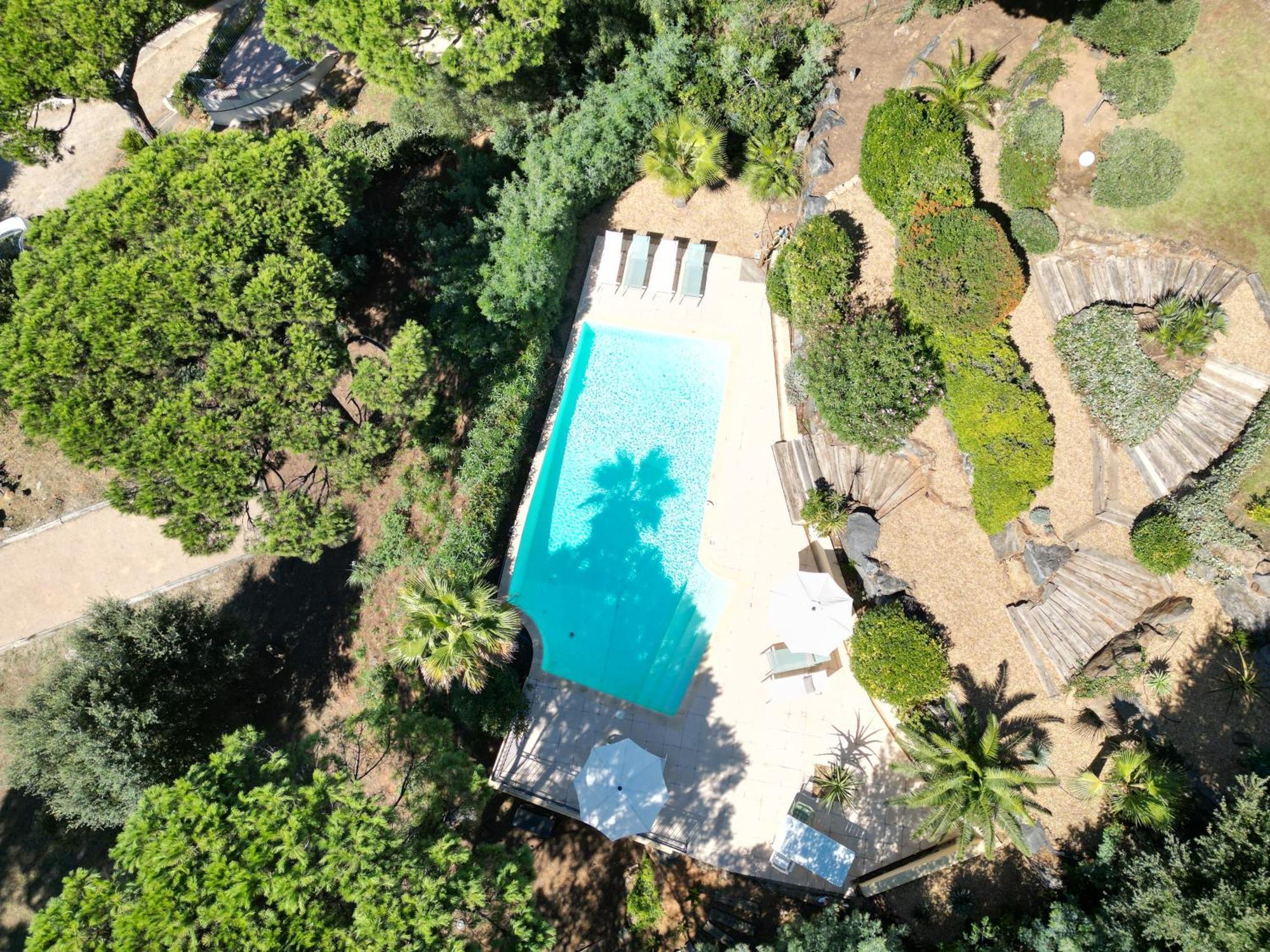 Villa Boca A Gigaro - Avec Vue Et Piscine Chauffee La Croix-Valmer Exteriör bild